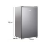 Hisense 120 Liters Single Door Refrigerator 120L- Silver - Image 3