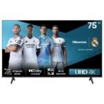 Hisense 75 Inch UHD 4K VIDAA Smart TV With 4K AI Upscaler Dolby Vision