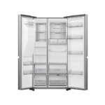 Hisense 720 Liters 2-Door Side-by-Side Refrigerator with Water Dispenser and Ice Maker, WiFi Connectivity, RC-72WS4SA