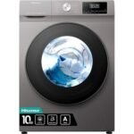 Hisense 10KG Front Loader Automatic Washing Machine 10 Kg -Silver