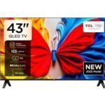 TCL 43" Inch Bezel-Less Series HD Android Smart QLED Google TV With Bluetooth