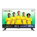 CHiQ 43-inch Full HD Android Smart TV; Built-in Wi-Fi, HDR, Bluetooth, Built-in Chromecast, Dolby Atmos