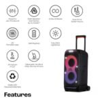 Jbl Partybox 320 Portable Bluetooth 240W Party Speaker - Black/White - Image 3
