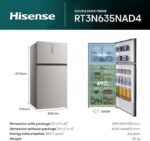 Hisense RT3N635NAD4 - Two Door Top-mount 635L Freezer Fridge - Image 2