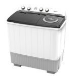 Hisense 10 Kg Twin Tub (Top Load Semi-Automatic) Washing Machine, White, Freestanding, WSBE101