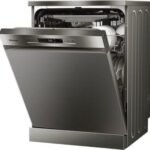 Hisense 13 Place Settings (13kg) Freestanding Dishwasher, Titanium Grey, HS622E90G