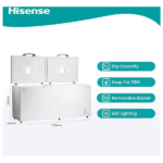 Hisense FC-65DD4SA - 24ft - Chest Freezer - White - Image 2