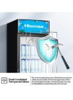 Showcase 396L Gross Capacity, Single Door 396 L 220 W FL-51WC Multicolor - Image 3