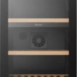 Hisense, 108 bottles, height 127 cm, black - Wine cooler