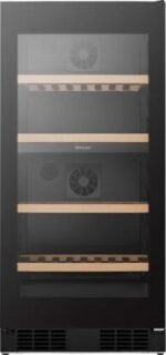 Hisense, 108 bottles, height 127 cm, black - Wine cooler