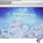 Hisense Sliding Door Freezer White 395 Litres Curved Glass ICC394N4AWU