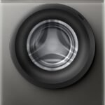 Hisense WFQP7012T 7 Kg Front Load Slim Drum Washing Machine, Inverter Motor 1200 RPM, Quick Wash, Pause & add Function, Allergy Steam Care, Titanium Grey