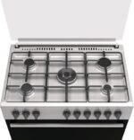 Hisense HGI9B20S, 90 cm Freestanding Gas Cooker With Dual Fan, 105 Liters Multifunction Oven, Mate enameled Pan Support, One Hand Ignition, Stainless Steel - Image 4