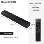 Samsung B-Series Soundbar HW B400F 2.0 ch Soundbar with Built in Subwoofer (2025 Model) One Remote Control, Surround Sound Expansion, Voice Enhance Mode - Image 3