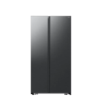Samsung 583L Side-by-Side Refrigerator with SmartThings, AI Energy, Gentle Black Matte Finish (RS57DG4000B4)