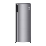 LG 171L Vertical Freezer in Platinum Silver Finish