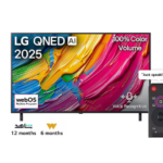55 inch LG QNED AI QNED80 4K Smart TV AI Magic remote HDR10 webOS25 2025