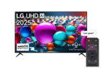 75 inch LG UHD AI UA85 4K Smart TV AI Magic Remote HDR10 webOS25 2025
