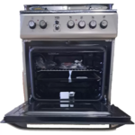YES Cooker 50x60cm 3 Gas Burners + 1 Electric Plate Cooker, YS-5631-GTB