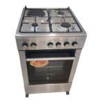 Venus 50cm Cooker; 3 Gas Burners + 1 Hotplate, Electric Oven and Grill, Stainless Steel, VC5531 - Image 3