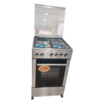 Venus 50cm Cooker; 3 Gas Burners + 1 Hotplate, Electric Oven and Grill, Stainless Steel, VC5531 - Image 2