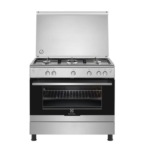 Electrolux 90*60cm 5 Burners Gas Cooker, Gas Oven, Stainless Steel, EKG9000G9U