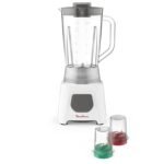 Moulinex 450w Blender, 3 Jars, 1.5L Jar + Grinder + Chopper, Ice Crushing, LM2B3127