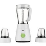 Braun Blender, 500W, 1.75L, Blender Jug +2 Mills, JB0123WH.