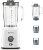 Kenwood Blender, 650W, 2L, Grinder, Ice Crush Function, 1.5L extra Jar, Multi Mill, BLP41.H0WH, White