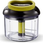 Tefal Non Electric 900ml Manual Chopper, Transparent/Black/Green, K1320404