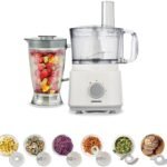 Kenwood 8-in-1 Food Processor, 750w Multi-Functional w/ 3 Interchangeable Disks, Blender, Whisk, Dough Maker | FDP03
