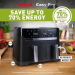 TEFAL Dual Easy Fry Air Fryer, 8.3L, EY901840 - Image 2