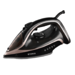 VENUS 2400W Power with Vertical & Steam Burst, Self Clean, Anti Drip, Ceramic Soleplate Steam Iron VSI 24 SB- Black