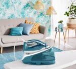 TEFAL Tefal Express Easy SV6131 Steam Generator Iron / White & Blue - Image 2