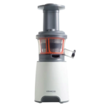 KENWOOD Slow Juicer Cold Press Juicer 150W Juice Extractor with Wide Feed Tube, Juice Jug, Pulp Container, Anti Drip, Extra Sieve, Cleaning Brush, Sorbet, Rinse Clean Function JMP601WH White/Grey