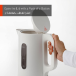 Panasonic Electric Kettle 1.7 Liter White Plastic NC-K101WTZ - Image 3