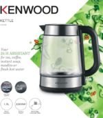 Kenwood Glass Kettle, 1.7 Litre, 2200W with Cordless Concealed, ZJG08.000CL - Image 3