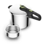 TEFAL Pressure Cooker, Secure 5 Neo 8 L Pressure Cooker, 5-security systems, Stainless Steel, P2584402