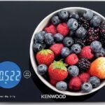Kenwood Digital Kitchen Scale | Food Scale | Weighing Scale | Weight Scale | 8Kg/22lbs Capacity 4MM Tempered Glass, Touch Control, Tare/Zero Function, Auto Shut-Off (Batteries Included)