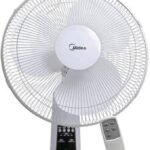 Midea Wall Fan with Remote, White FW407JR