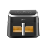 Midea Airfryer MF-CY85WK, Widemax +30%, One-Touch Presets