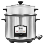 Midea 1.8L Rice Cooker with Steamer 750W – Model MG-TH657A - Image 2