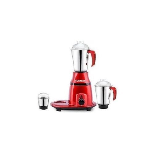 img_3453 Sonashi 3 In 1 Mixer, Grinder And Blender SB193 - Red - Image 1