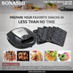 Sonashi 7-in-1 Multi Snack Maker | SSM-862 - Image 2