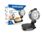 Sonashi 2-in-1 Arabic Bread and Pizza Maker SABM-863 - Image 3