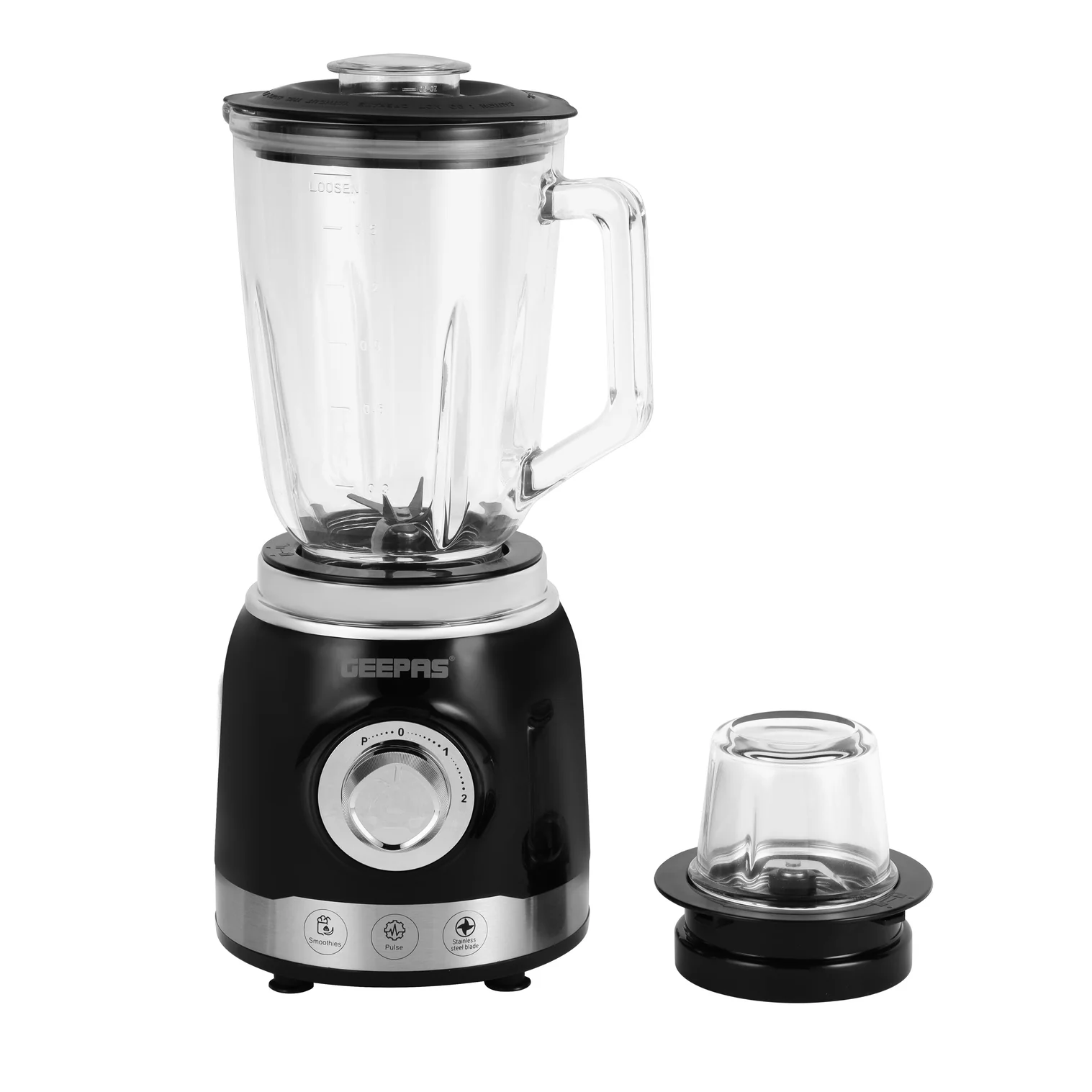 img_3612 Geepas GSB44076UK Glass Jug Blender | 700W Motor| 1.5L Glass Jar - Image 1