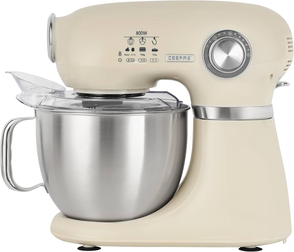 img_3657 Geepas 3-in-1 Stand Mixer, 5 Speed, 5 Litre Bowl, 800w, 5 Speed, GSM43013 - Image 1