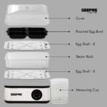 Geepas 16 Egg Boiler, 350W, GEB63019 - Image 4