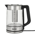 Geepas GK38049 1.8L Electric Glass Kettle | Powerful 2200W Fast-Boil Design