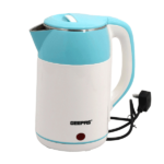 Geepas Stainless Steel Electronic Kettle,(1.8Litres, White), GK6138